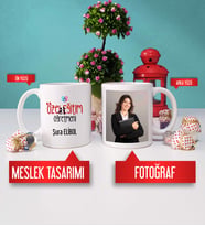 Özel Eğitim Öğretmeni Kupa Bardak Fotoğraflı