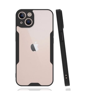 Apple İphone 14 Plus Kılıf Platin Silikon - Siyah