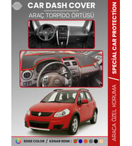 SUZUKI SX4 (2006-2014) Torpido Örtüsü Panel Torpido Koruma Tam Uyum UV Koruma Hızlı Montaj