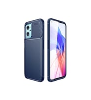 Oppo A76 Uyumlu Kılıf Zore Negro Silikon Kapak (Lacivert)