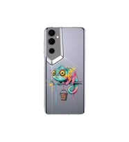 Tecno Pova Neo 2 ile Uyumlu Splash Bukalemun Tasarımlı Şeffaf Silikon Kılıf