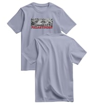 Unisex Kısa Kollu Falastinian ve Zincirli Gözler Baskılı Tişört S - 2xl T300029 (Gri)