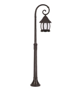 AVONNI BSU-68184-BSY-M1-B Siyah Boyalı Dış Mekan Aydınlatma E27 Aluminyum ABS Polikarbon Cam 30x20cm