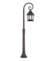 AVONNI BSU-68184-BSY-M1-B Siyah Boyalı Dış Mekan Aydınlatma E27 Aluminyum ABS Polikarbon Cam 30x20cm