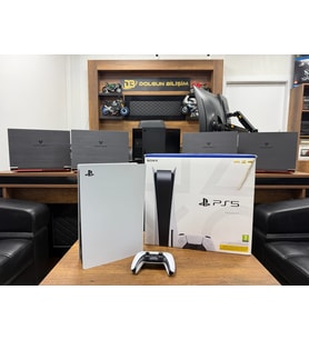 Sony PlayStation 5 Fat Kasa CD'li Tek Kol CFI-1216A Oyun Konsolu (İKİNCİ EL)