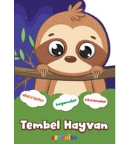 Şekilli Hayvanlar Serisi - Tembel Hayvan Aktivite Boyama Çıkartma Kitabı