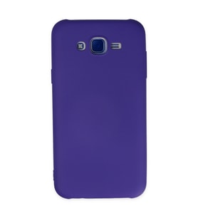 Galaxy J7 Kılıf Nano Içi Kadife Silikon - Mor