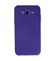 Galaxy J7 Kılıf Nano Içi Kadife Silikon - Mor