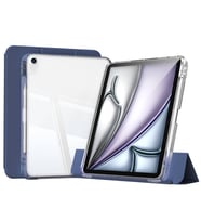 Apple iPad Air 11 2024 Uyumlu Kılıf Magnetik Ayrılabilen Airbagli Zore Sliding Tablet Kılıfı (Lacivert)