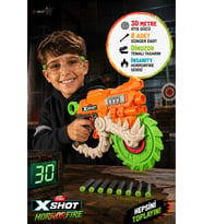 Horror Fire Dart Tabancası 8 Dart 30 Metre Atış Gücü Insanity Serisi 28 Cm