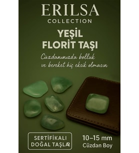 Sertifikalı Yeşil Florit Taşı Kütle 10-15 mm – Bereket Denge ve Zihinsel Temizlik Taşı (Çok Renkli)