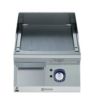 Electrolux Professional Endüstriyel Elektrikli Izgara, Fırçalanmış Krom Kaplamalı Çelik Pişirme Yüzeyi, 400 Mm, Eğimli, Termostatik Kontrol, Kazıyıcı Dahil E7IIKDAOMCA