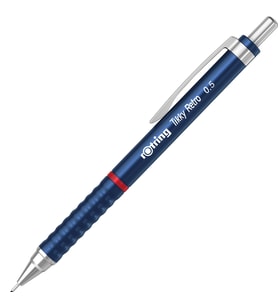 Rotring Tikky Retro Metalik Mavi 0.5mm Versatil Kalem Siyah  İsme Özel Kalem (Karışık)