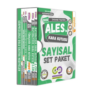 ALESİN Kara Kutusu SAYISAL Set Paket Konu Özetli Dijital Çözümlü Çıkmış Soru Ban (Beyaz)