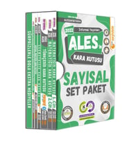 ALESİN Kara Kutusu SAYISAL Set Paket Konu Özetli Dijital Çözümlü Çıkmış Soru Ban (Beyaz)