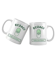 Kişiye Özel Eczacı Kupa Bardak – İsim Yazılı Eczacı Temalı Meslek Kupası Eczacı Hediyesi (Beyaz)