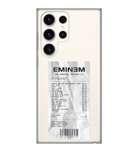 Samsung Galaxy S23 ULTRA Uyumlu Eminem Tasarımlı Şeffaf Telefon Kılıfı