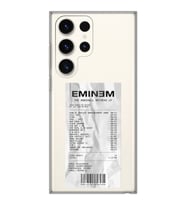 Samsung Galaxy S23 ULTRA Uyumlu Eminem Tasarımlı Şeffaf Telefon Kılıfı