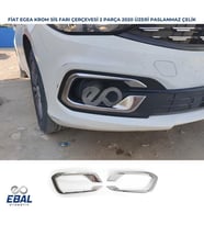Fiat Egea Krom Sis Farı Çerçevesi 2020 Üzeri P.Çelik (Gümüş)