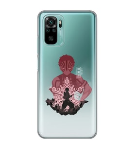 Xiaomi Redmi Note 10 / Note 10S Uyumlu Demon Slayer Tasarımlı Şeffaf Telefon Kılıfı