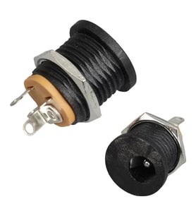 Dc Şase 2.1Mm Yuvarlak Somunlu (Ic-257A)