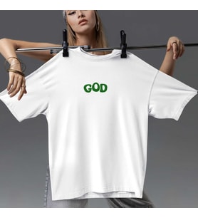 Dijital Baskılı Unisex Tshirt, Günlük Kullanıma Uygun Pamuklu Regular Tshirt