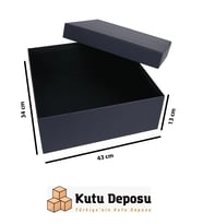 34x43x13 cm Hediye Kutusu – Lacivert