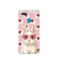 PrintiFy Oppo Ax7 ile Uyumlu Pembe Pötikare Serisi Pembe Zıpzıp Tasarımlı Uv Baskılı Köşe Korumalı Antişok Kılıf
