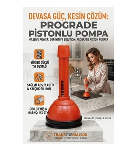 ProGrade Pistonlu 14X Lavabo Gider Açıcı Pompa 716627
