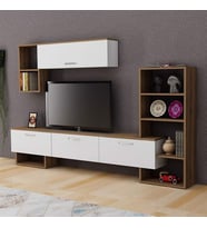 TV Ünitesi Deva Beyaz Ceviz