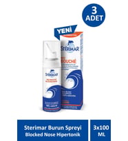 Burun Spreyi Blocked Nose Hipertonik 100 ml 3 Adet