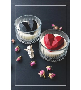 Bulud Design Sevginizi Sevdiğinize Göstereceğiniz 2'li Cam Kavanozda Romantik Kokulu Dekoratif Mum