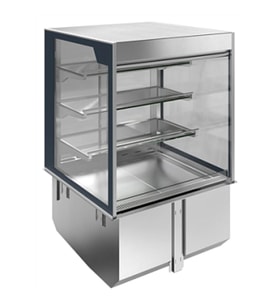 Electrolux Professional Soğutmalı Teşhir Üniteli, Kare, Orta Servis - 4 Saat (2 Gn Tepsi Kapasiteli) D15R2