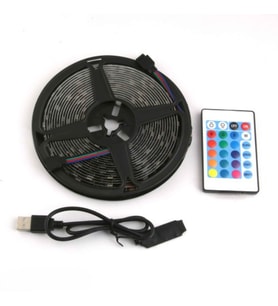RGB Şerit 30 LED Kumandalı USB Bağlantılı