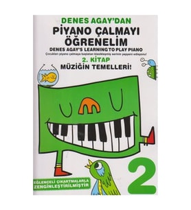 Denes Agaydan Piyano Çalmayı Öğrenelim 2 Kitap Porte Müzik Eğitim Merkezi