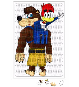 Banjo E Pica Pau Puzzle 240 Parça Yapboz