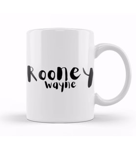 Wayne Rooney Kupa Bardak Porselen