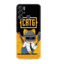 Tecno Pova Neo Kılıf Silikon Desen Özel Seri Cat G 1677