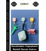 #Askılık Dekoratif Çok Amaçlı Pratik Güçlü Mutfak Askı Seti Kendinden Yapışkanlı Renkli Duvar Askısı