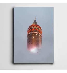 Galata Kulesi Mini Kanvas Tablo