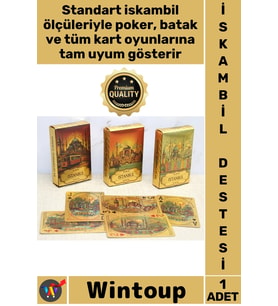 #OyunKartı İskambil Poker Batak Koleksiyonluk Özel Tasarım Şehir Konsept İstanbul Temalı Oyun Kartı