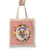 National Pet Month Bez Çanta Uzun Saplı