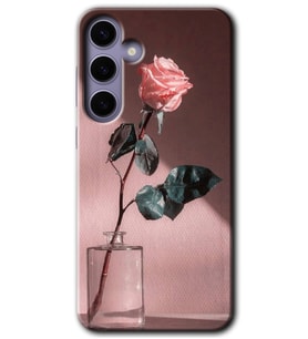 Galaxy S24 Plus Kılıf HD Desen Baskılı Kılıf - Retro Gül