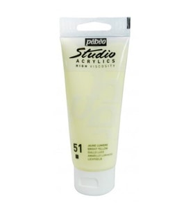 Pebeo Studio Akrilik Boya 100 ml. 51 Bright Yellow 