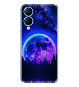 Vivo Y17S Kılıf Silikon Desen Özel Seri Star Planet 1652