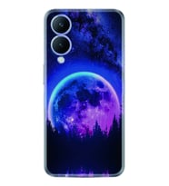 Vivo Y17S Kılıf Silikon Desen Özel Seri Star Planet 1652