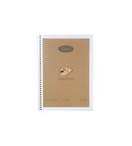 Morning Glory 3500 Çizgisiz Defter 25,4x18,4 cm Kahverengi 14000-88743