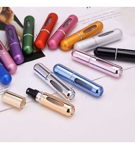 Taşınabilir Cep Parfüm Şişesi Doldurma Atomizer Çantalık Dolabilir Mini Şişe 5ml