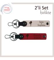 Kız Kardeşe İlham Veren Doğum Günü Hediyesi, Tekvando Figürlü Yazı Eklenebilir Set, Pudra-Kırmızı