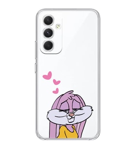 Samsung Galaxy A35 Uyumlu Lola Bunny Tasarımlı Şeffaf Telefon Kılıfı